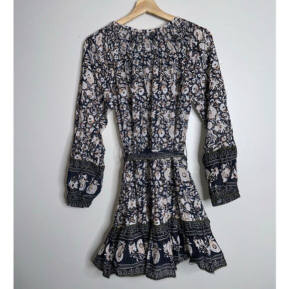 Cleobella Blue and White Floral Mini Dress - Picture 8 of 8